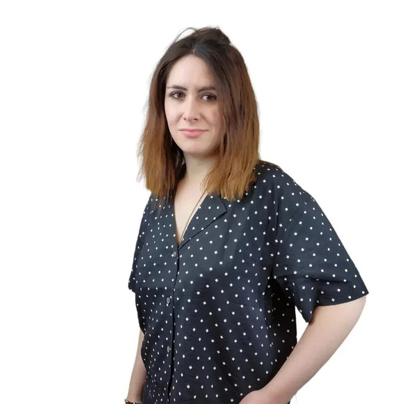 Madewell Resort Shirt in Textured Dot - Picture 10 of 16